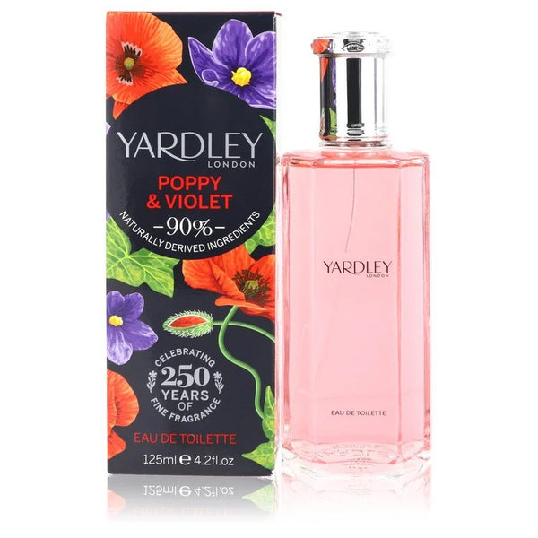Yardley Poppy & Violet by Yardley London for Women. Eau De Toilette Spray 4.2 oz | Perfumepur.com
