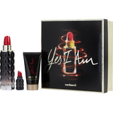 Yes I Am By Cacharel for Women. Gift Set (Eau De Parfum Spray 2.5 oz + Body Lotion 1.7 oz + Eau De Parfum 0.16 oz Mini) | Perfumepur.com