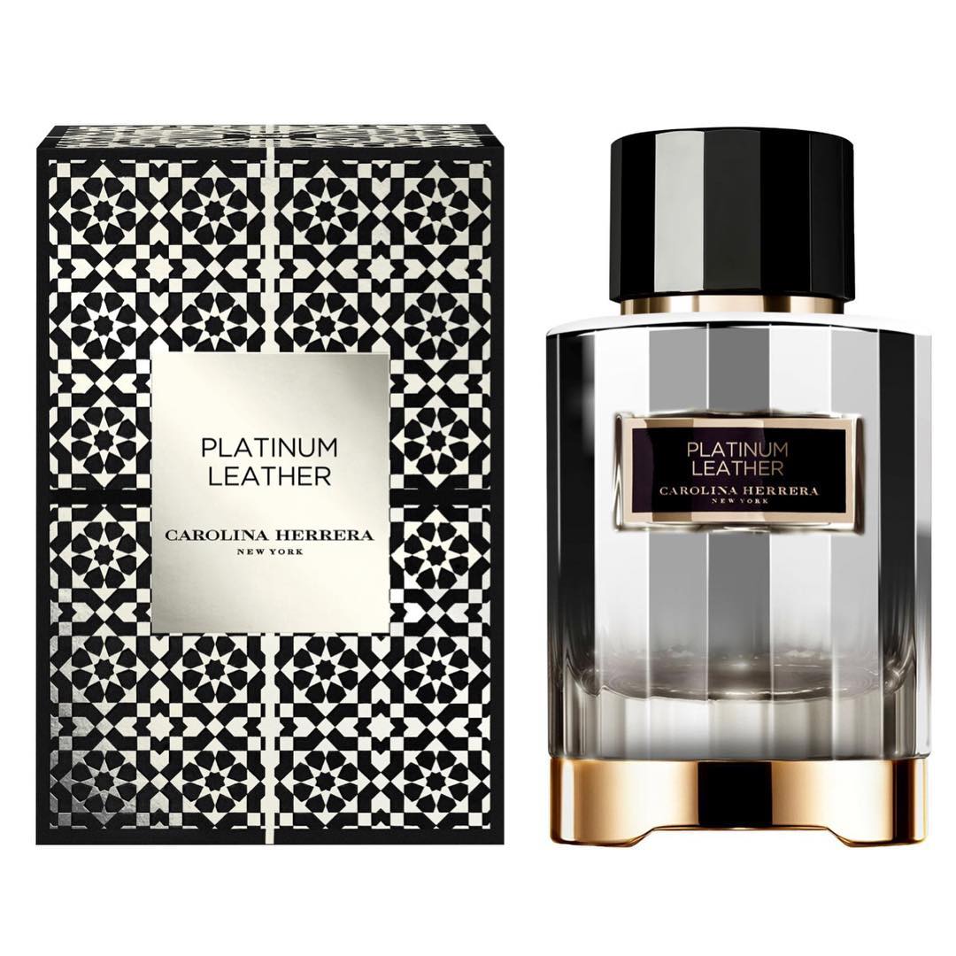 Platinum Leather by Carolina Herrera for Men and Women. Eau De Parfum Spray (Unisex Tester) 3.4 oz