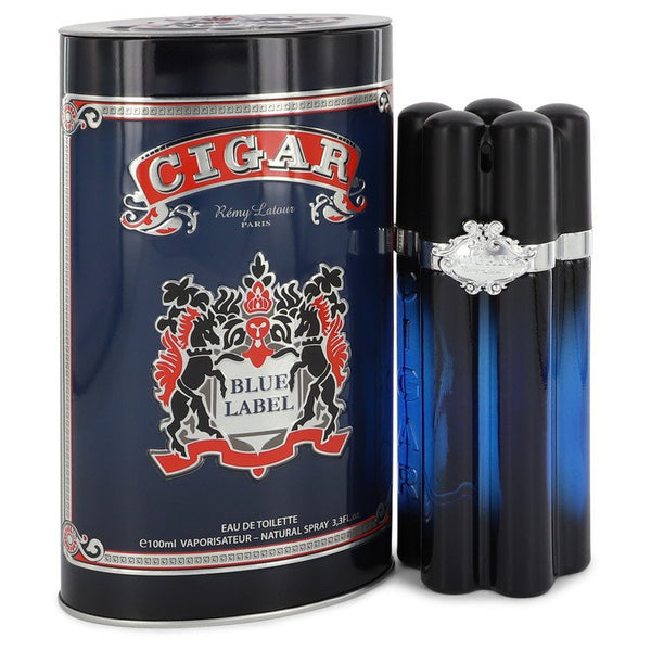 Cigar Blue Label by Remy Latour for Men. Eau De Toilette Spray 3.3 oz | Perfumepur.com