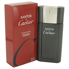 Santos De Cartier by Cartier for Men. Eau De Toilette Spray 3.3 oz | Perfumepur.com
