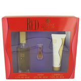 Red by Giorgio Beverly Hills for Women. Gift Set (1.7 oz Eau De Toilette spray + 1.6 oz Body Moisturizer + .13 oz Mini EDT)