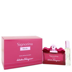 Signorina Ribelle by Salvatore Ferragamo for Women. Eau De Parfu Spray + Free .34 oz Mini EDP Spray 3.4 oz