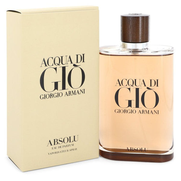 Acqua Di Gio Absolu by Giorgio Armani for Men. Eau De Parfum Spray 6.7 oz