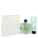 Acqua Di Gioia by Giorgio Armani for Women. Gift Set - 3.4 oz Eau De Parfum Spray + 2.5 oz Body Lotion --