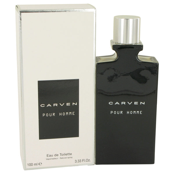 Carven Pour Homme by Carven for Men. Eau De Toilette Spray 3.4 oz