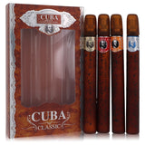 Cuba Orange by Fragluxe for Men. Gift Set (Cuba Variety Set includes All Four 1.15 oz Sprays, Cuba Red, Cuba Blue, Cuba Gold and Cuba Orange)