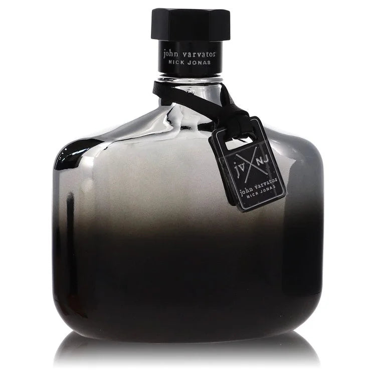 John Varvatos Nick Jonas Jv X Nj by John Varvatos for Men. Eau De Toilette Spray (Silver Edition unboxed) 4.2 oz