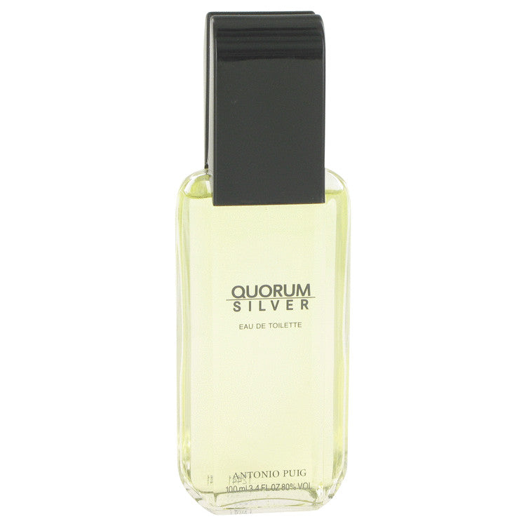 Quorum Silver by Puig for Men. Eau De Toilette Spray (Tester) 3.4 oz | Perfumepur.com
