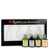 Royall Lyme by Royall Fragrances for Men. Gift Set - Modern Classic Travel Set Includes Royall Lyme, Royall Vetiver Noir, Royall Rugby and Royall Muske all in .29 oz travel bottles --