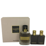 Valentino Uomo by Valentino for Men. Gift Set (3.4 oz Eau De Toilette Spray + 1.7 oz Shower Gel + 1.7 oz After Shave Balm)